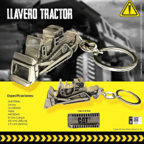 LLAVERO TRACTOR DE ORUGAS CATERPILLAR