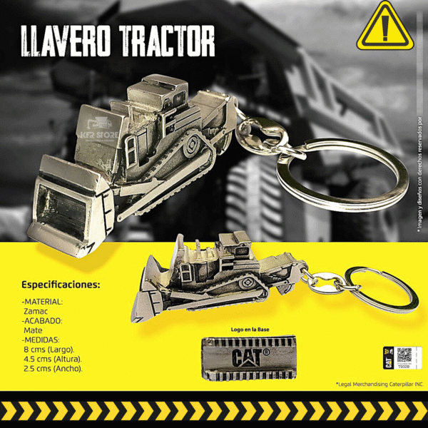 LLAVERO TRACTOR DE ORUGAS CATERPILLAR