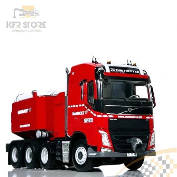 Mammoet; VOLVO FH4 GLOBETROTTER 8X4 CAJA DE LASTRE DE RESINA + PLACAS DE ESTELLO - Imagen 8