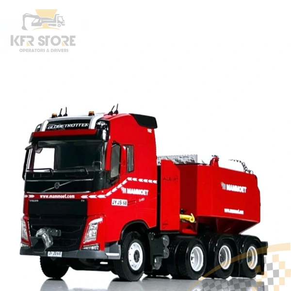 Mammoet; VOLVO FH4 GLOBETROTTER 8X4 CAJA DE LASTRE DE RESINA + PLACAS DE ESTELLO - Imagen 3