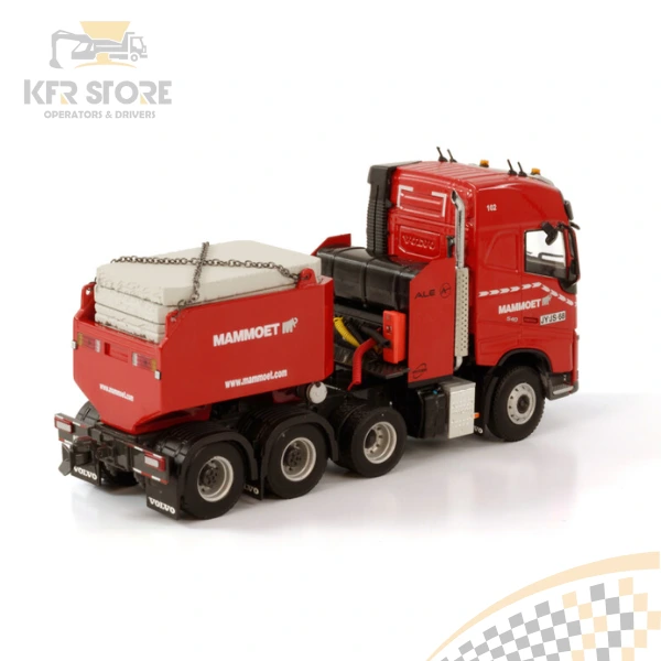 Mammoet; VOLVO FH4 GLOBETROTTER 8X4 CAJA DE LASTRE DE RESINA + PLACAS DE ESTELLO - Imagen 2