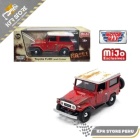 TOYOTA FJ40 LAND CRUISER – ROJO DESGASTADO CON TECHO BLANCO – EN VENTA – MIJO EXCLUSIVES