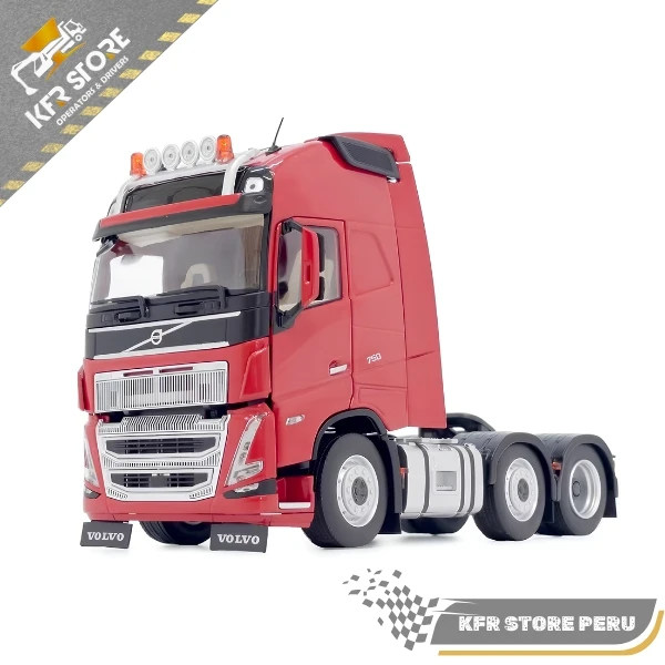 VOLVO FH5 TRUCK 6X2 RED.